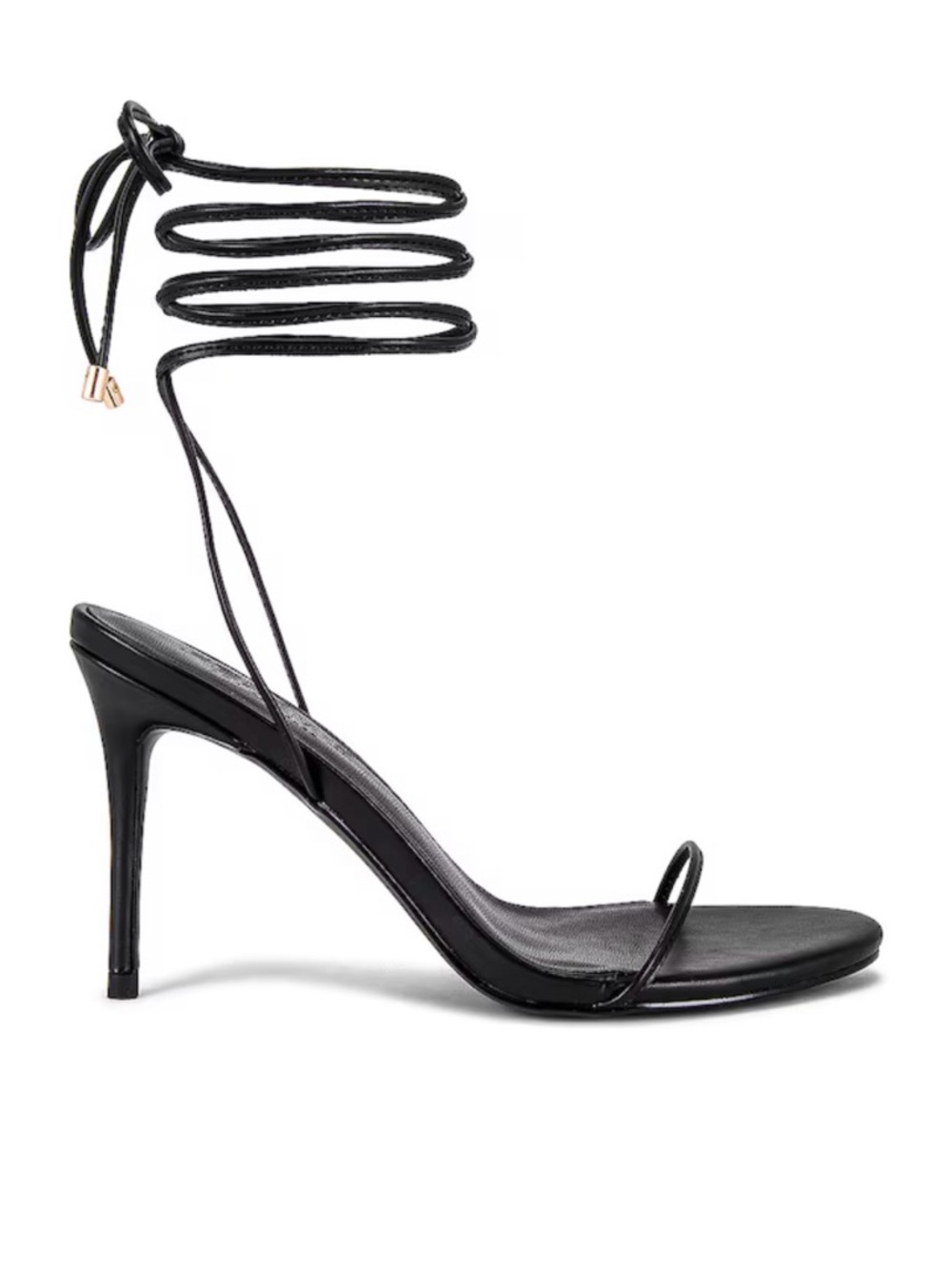 NWOT Femme LA Barely There Lace Up Heel